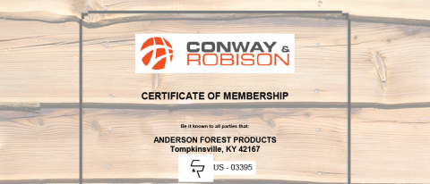 Heat Treatment Certified Anderson Forest Products