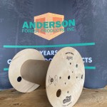 plywood reel with print